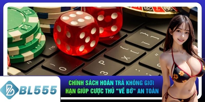 Chính sách hoàn trả không giới hạn giúp cược thủ "về bờ" an toàn